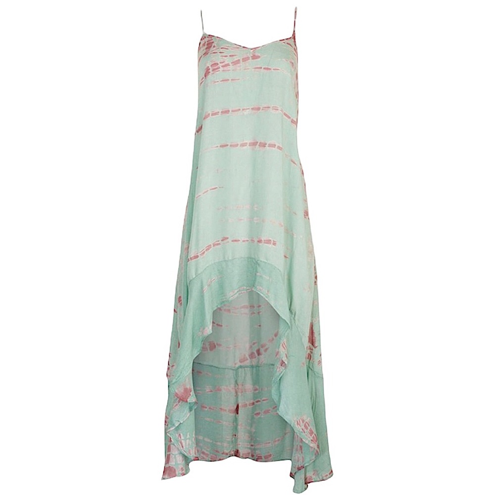 Raviya Sage High Low Sheer Summer Dress Size M NEW - Picture 2 of 11